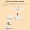 Desk Lamps LED Desk Lamp USB Dimmable Touch Foldable Table Lamp With Calendar Temperature Clock Night Light for Study Reading Lamp YQ240123