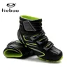 履物sapatos de ciclismo tiebao冬サイクリングシューズmtb add spd pedal set men bicycleマウンテンバイクシューズnonslipセルフロッキング