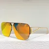 Occhiali da sole classici da uomo Aviator Sunclasses BV1065S da donna con montatura rettangolare in metallo, occhiali da sole da vista casual retrò, occhiali da golf da pesca con scatola originale