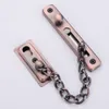 New Other Home Appliances Door Chain Lock Stainless Steel Security Chain Door Bolt Spring Security Anti Theft Slide Catch Lock Hardware Accessories