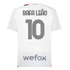 Rafa Leao Soccer Jerseys Giroud Ibrahimovic 23 24 AC Bennacer Pulisic Romagnoli Calhanoglu Rebic 2023 2024 Milans Football Shirt Hen Child Kit Kit Kit Kit