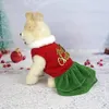 Dog Apparel Christmas Dresses For Small Dogs Clothes Summer Cosplay Cat Pet Dress Fancy Princess Puppy Winter Xmas