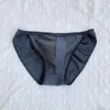 Cuecas sexy mens impressão baixa ascensão briefs lingerie bulge bolsa roupa interior macio respirável tamanho M-XXL masculino calças sólidas