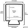 バーツール500pcsカップスリーブネオプレン昇華12オンスのための白い空白ホルダーcain coor eat feat transfer diy cookerビール水筒b dhuh1