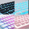 Teclados PBT Pudding Keycaps 130 teclas Keycap OEM Profile Key cap para kit de teclado mecánico Mx Switch RGB retroiluminado 87 104 Teclados para jugadores YQ240123