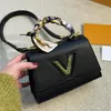 Designerskie damskie torby na ramię elegancka lady skórzana torba crossbody Women klasyczny wzór torebki stylowe ramię noce217s