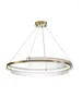 Lampes suspendues Nordic LED Crystal Oval Ball Els Circle Lights Vintage Lampe Lustre Éclairage