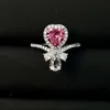 Swarovskis Bague Designer Femmes Top Qualité Avec Boîte Anneaux Super Belle Amour Diamant Bague Bijoux Individualité Bague Bouche