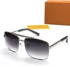 Mann klassische Sonnenbrille Frauen quadratischen Rahmen V Sonnenbrille Unisex UV400 Schutz vergoldet Brillengestelle Brillen Damenmode hochwertige Schutzbrillen