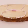 Strand Miyuki Bransoletka ręcznie robiona łańcuch liny kryształowe kobiety dziewczęta bohemijskie bransoletki akcesoria biżuterii Prezenty