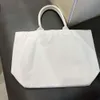 Sac en toile de coton épais en résine 16A, grand sac à main avec logo dégradé, version assortie à 7 couleurs