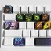 キーボードキーボードNIDALEE KEYCAPS LEAGUE OF LEGENDS KEYCAPSゲームキーキャップOEMプロファイル12KBT DYEサブキーキャップYQ240123