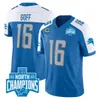 2023-24 Lions 90th Champions Football Jersey Jameson Williams Malcolm Rodriguez Jarf Goff Amon st Anzalone Sanders Swift Sweel David Montgomery Jerseys