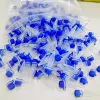 Hurtownia rurki testowe o 100pcs Plastikowe rurki mikrofonowe z zatrzaskiem Cap 1,5 ml laboratoryjne rurki z kolorowymi czapkami LL