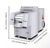 Färsk nötkött DICE COMMERCIAL Kyckling Dicer Cheese Cutter Cubic Frozen Meat Cube Cut Machine