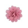 Accessoires pour cheveux, 20 pièces/lot, tissu en mousseline de soie 5cm, petite fleur, accessoire pour enfants sans Clips, bandeau, chaussures de poitrine pour filles, chapeaux