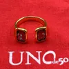 Cluster Rings 2024 UNode50 Latest Selling Spanish Creative Design Charm Gemstone Exquisite Ring Jewelry Gift Pack