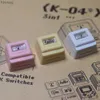 Keyboards 3 in 1 Classic Keycaps Cute Personality Retro Key Cap Light-transmitting Cute Key Caps Replacement Parts for Mechanical Keyboard YQ240123