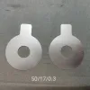 8pcs/lot Piezoelectric Ceramic Sheet Copper Plate Electrode Conductive Copper Electrode Sheet Thickness 0.3mm