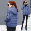 Jaqueta de inverno feminina tamanho grande 5xl parka casaco quente com capuz casaco de algodão acolchoado feminino casual outerwear roupas