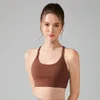 Lu Yoga Womens Bra Bodycon Women 운동 피트니스 브래지