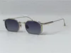 Nya modedesign Square Solglasögon Samuel Metal Rectanglaire Frame Enkel och elegant stil avancerad utomhus UV400 skyddsglasögon