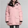 Winterjas heren designer parka jas winter warm winddicht donsjack Canada materiaal paar model nieuwe kleding gans effen kleur jas