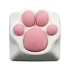 Keyboards Cat Paws Keycaps For Gaming Mechanical Keyboard Keycap Silicone Backlight Key Cap For Cherry MX Switch YQ240123