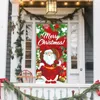 Decorazioni natalizie Appeso bandiera Banner Decorazione porta Decorazione 2024 Per ornamenti domestici Regali Navidad Noel Anno