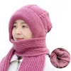 Baretten Verdikte Warme Muts Winter Fleece Gebreide Wollen Dameshoeden Winddicht Gehoorbescherming Cap Casual Zachte Beanie Caps Gorras