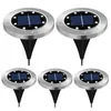 8Led Ground Solar Powered Garden Lamp Outdoors Pathway LED Light Yard Lawn Lamps FMT2131