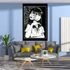 Arazzi Horror Anime Tomies Arazzo Junji Ito Collezione Stampa Poster Vintage Room Bar Cafe Decor Fai da te Arte Pittura murale