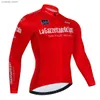 Men's T-Shirts 2023 Tour De Italy D'ITALIA Cycling Jersey Prium Anti-UV Long Seve Sweatshirt Cycling Suit Autumn Quick-Dry Racing UniformH24123