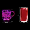 Tumblers LED Flash Magic Color Changing Dragon Cup Water Activated Light-Up Beer Coffee Milk Tea Wine Whisky Bar Mug Travel Gift Taza 1pc