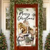 Decorazioni natalizie Appeso bandiera Banner Decorazione porta Decorazione 2024 Per ornamenti domestici Regali Navidad Noel Anno