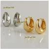 Stud Hoop Gold Water Droplets Titanium Steel Ear Studs Top Quality Women Engagement för parörhängen 2024