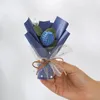 Decoratieve bloemen Creatief Mini Gebreid Bloemboeket Handgeweven Tulp Zonnebloem Gehaakt Ambachten Valentijnsdag Geschenken Decoraties