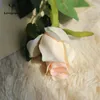Wedding Flowers Long Stalk Artificial Rose Flower Pink Red Silk Branch For Centerpiece Back Home Decor Fake