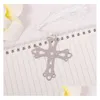 Party Favor Stainless Steel Cross Bookmark For Wedding Baby Shower Bookmarks Gift Drop Delivery Home Garden Festive Supplies Event Dhg7Q