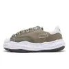 2024 MMY Maison Mihara Yasuhiro Blakey Niedrige Plateauschuhe Sneakers Triple Black White Olive Yellow Outdoor Athletic Trainer Designer-Schuhe