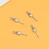 Charmes 30 pièces/lots 7x24mm Mini mignon Rat souris animaux pendentifs pour bricolage porte-clés bijoux faisant des fournitures en gros articles en vrac