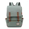 Backpack Vintage Travel Laptop With USB Charging Port For Women & Men College Fits 16 Inch