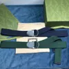 classic soft green blue canvas men belts fashion top quality green web women belt with box men designers belts 0189238b