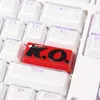 Tangentbordstangenttangentbordsharts Key Cap för Cherry MX Switch Mechanical Keyboard Personality Game Over Game Ange 2.25U KeyCaps Black and Red DIY Key Cap YQ240123