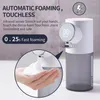 Distributeur de savon liquide automatique moussant, sans contact, Intelligent avec affichage de la température ambiante et de la capacité de la batterie