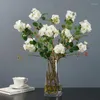 Dekorativa blommor 1pc simulering Artificial Flower Wedding Decor Apple Blossom Fake Plants Silk Decoration Bouquet For Home