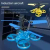 Quadricottero a induzione, elicottero a induzione luminosa con sospensione, drone con funzione di sospensione a induzione intelligente, induzione intelligente King resistente alle cadute.