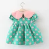 Abiti da ragazza Abiti estivi per neonate Nati per bambini Vestiti per bambini Principessa per bambini Party Fashion Outfit 1 2 3 anni Bow Dot