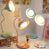 Desk Lamps Table lamp eye protection study bedroom bedside lamp dormitory nightlight students write homework ins girl girls room table lamp YQ240123