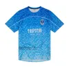 Herr t-shirts begränsade nya Trapstar London t-shirt kort ärm unisex blå skjorta för män mode harajuku tee topps manliga t shirts y2k g230307 8p36 8p36